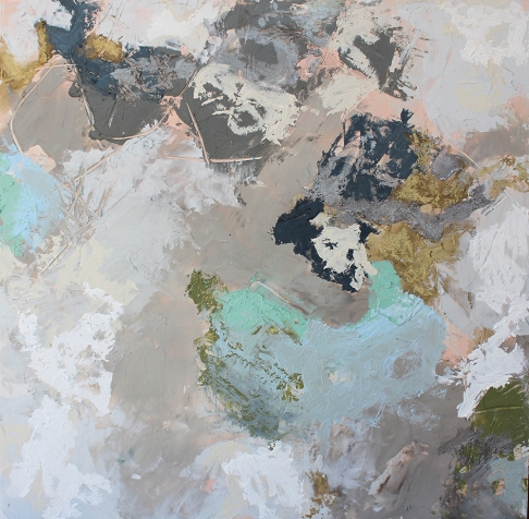 Actually I by Kris Muntan | Oil paint, oil sticks, pastels, beeswax, dammar varnish Actually I
