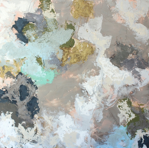 Actually II by Kris Muntan | Oil paint, oil sticks, pastels, beeswax, dammar varnish Actually II