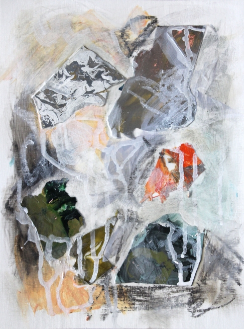 Figuratively II by Kris Muntan | Acrylic Paint, Watercolor, Ink on Paper Figuratively II