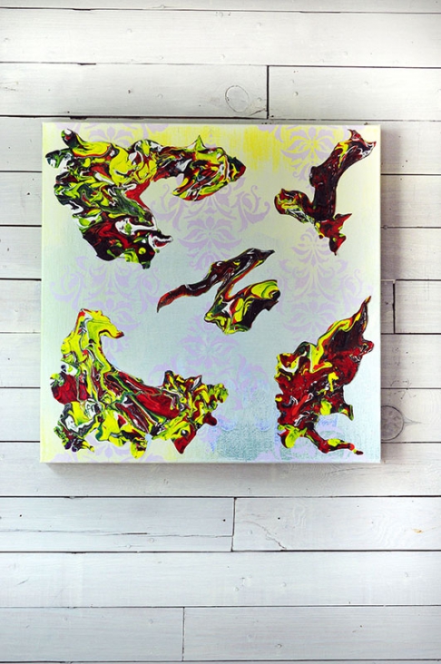 Square Two by George Dolgy | Acrylic on Canvas Square Two