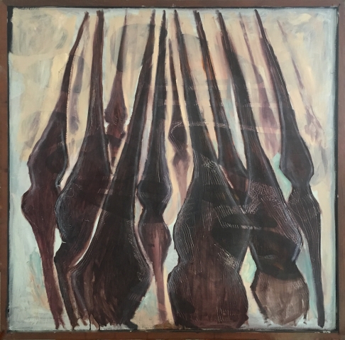 Bayou Contrast by Kat Ryalls | oil on panel, framed Bayou Contrast