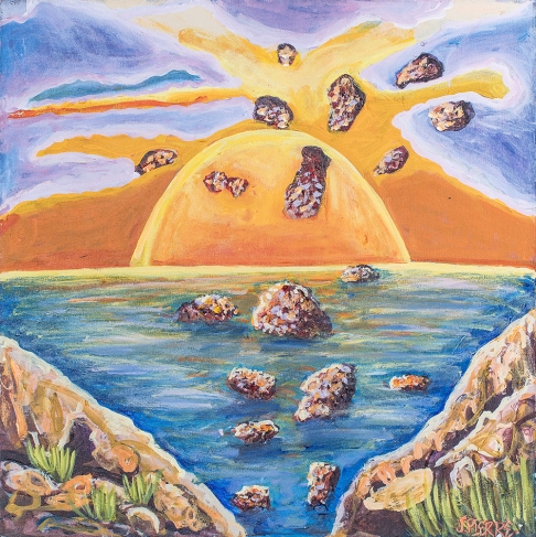 Dreaming Far by Jamar Pierre | Acrylic on gallery wrapped canvas Dreaming Far