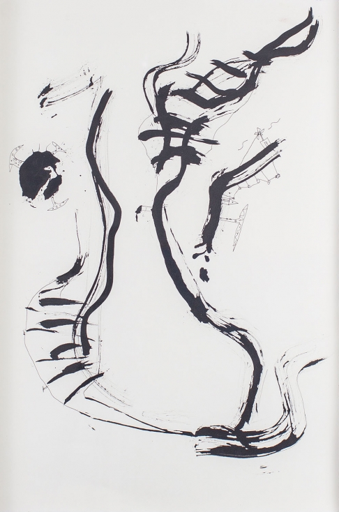 Shrimp Mill by Leroy Miranda Jr. | Ink on Stonehenge, Archival Linen, Framed. Shrimp Mill