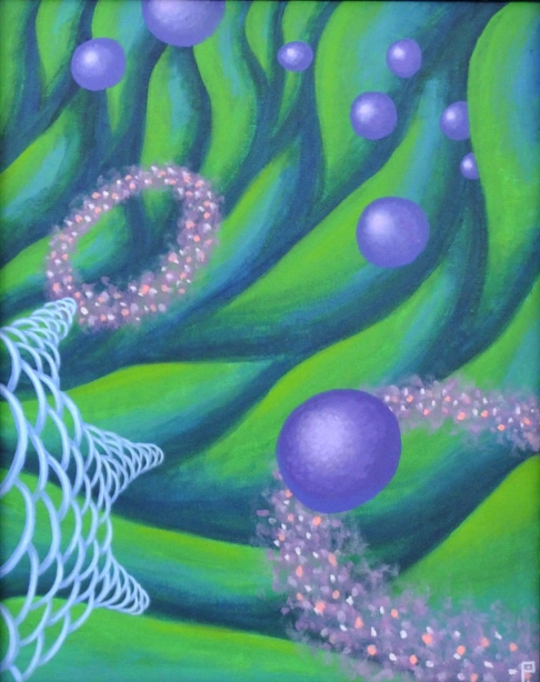 Divisions & Continuity by Patty West Elstrott | Acrylic on canvas Divisions & Continuity
