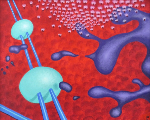 Grace & Justice by Patty West Elstrott | Acrylic on canvas Grace & Justice