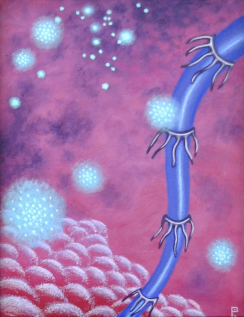 Sequence Transfers #2 by Patty West Elstrott | Acrylic on canvas Sequence Transfers #2