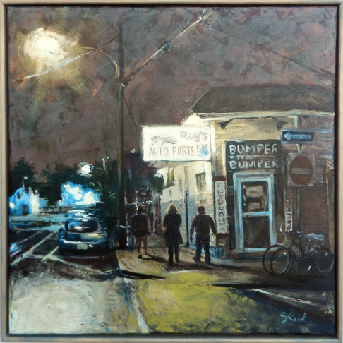 Roy's Auto on St. Bernard by Stephanie Reed | Oil Paint on Canvas Roy's Auto on St. Bernard