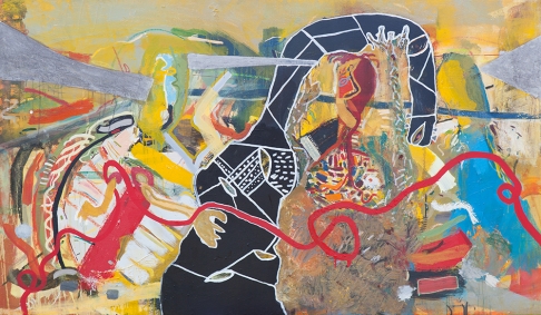 Grass That Wasn't Greener by Leroy Miranda Jr. | Oil on canvas. Grass That Wasn't Greener
