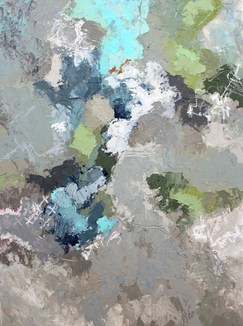 Splendid II by Kris Muntan | Oil paint, beeswax, oil pastel, dammar varnish, birch board Splendid II