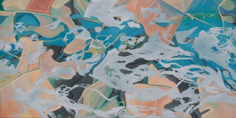 Tossed by Anne Blenker | Acrylic on Canvas Tossed