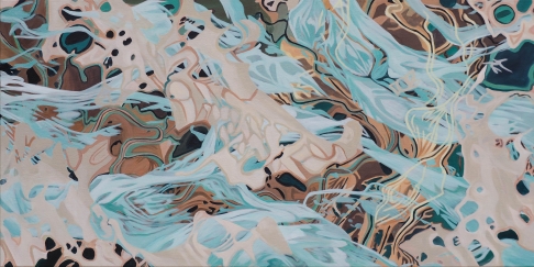 Wake by Anne Blenker | Acrylic on Canvas Wake