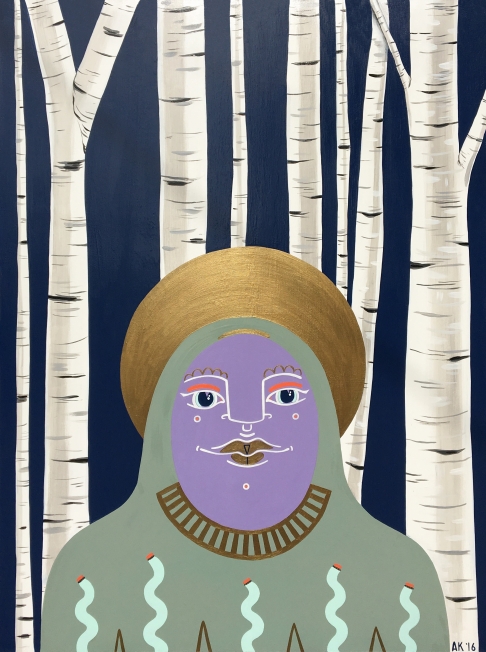 Winter by Alexandra Kilburn | Acrylic on Panel Winter