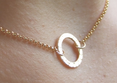 Gold Infinity Necklace by Forrest Bacigalupi | 14K Gold-Filled Gold Infinity Necklace