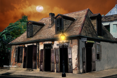 Lafitte's Blacksmith Shop by Alex Demyan | I custom print my images on an Epson 3880 inkjet printer using Red River Ultrapro Satin Fine Art pa Lafitte's Blacksmith Shop