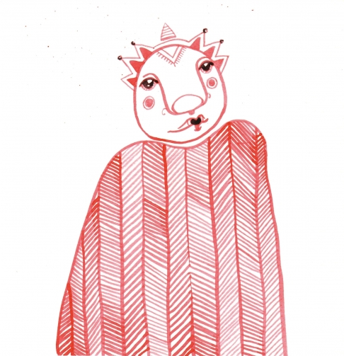 Red Coat by Alexandra Kilburn | Watercolor on Paper
Red Coat