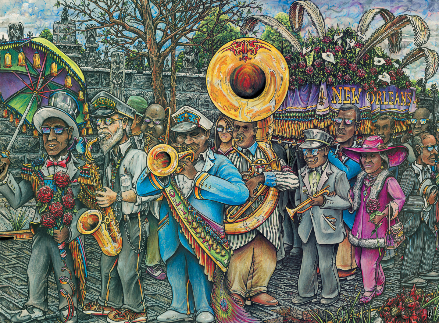 Where Y Art Jazz Funeral By Jon Guillaume